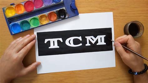 How to draw the TCM logo - TCM Turner Classic Movies - YouTube