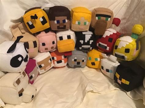 Plush Minecraft Block: Mobs and Men Collection - Etsy