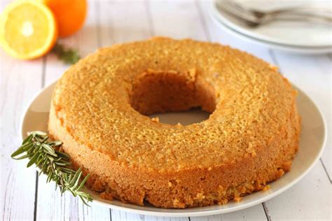 Orange Rosemary Olive Oil Cake - perfect for the holidays