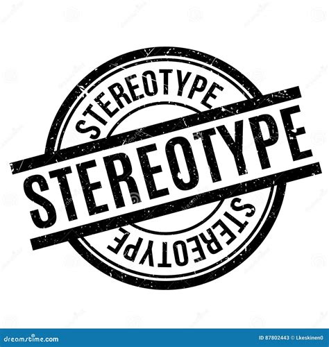 Stereotype Rubber Stamp Cartoon Vector | CartoonDealer.com #102086001