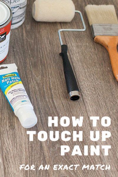 How to touch up paint like an expert - tips and video guide. | Touch up paint, Touch up, Painting