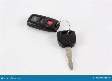 Car Key with remote stock photo. Image of open, enter - 13055796