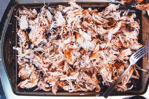 Smoked Barbecue Pulled Chicken - Dad With A Pan