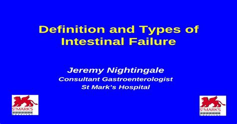 (PDF) Definition and Types of Intestinal Failure · Definition and Types of Intestinal Failure ...