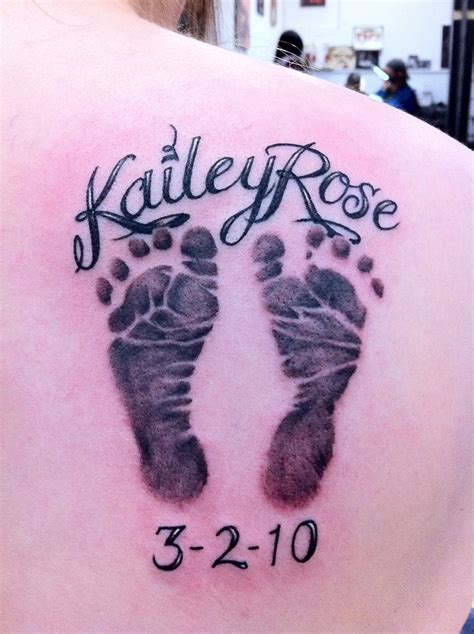 Baby Footprint Tattoo Ideas