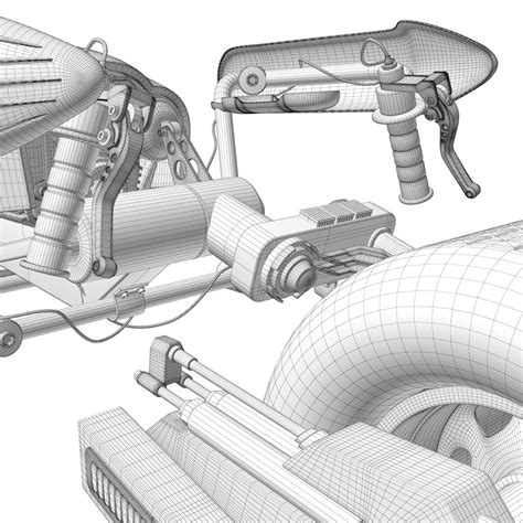 Batpod The Dark Knight - 3D Model by RenderBlade