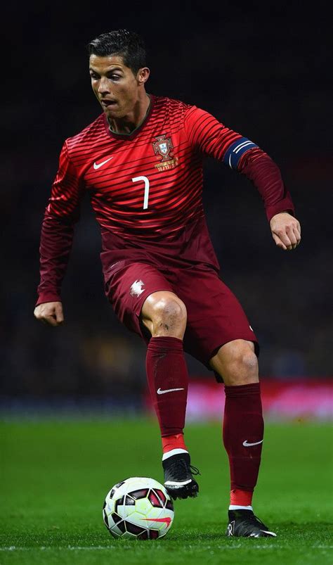 Cristiano Ronaldo of Portugal in action during the International ...