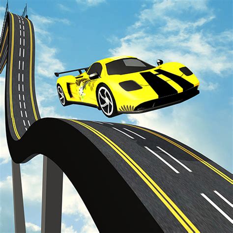 Mega Ramp Car Jumping Stunts : Ramp Car Racing Impossible Tracks Stunts ...