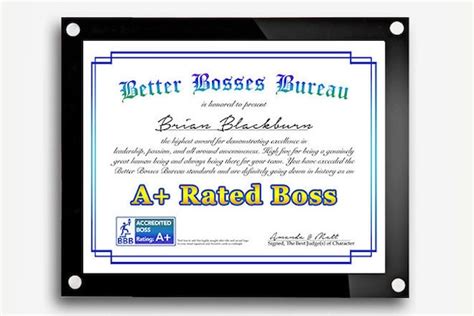 Funny Bosses Day Gift Best Boss Award Boss's Day Gift - Etsy