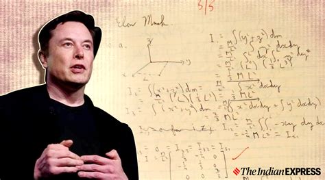 Elon Musk shares photos of homework from college and here’s how ...