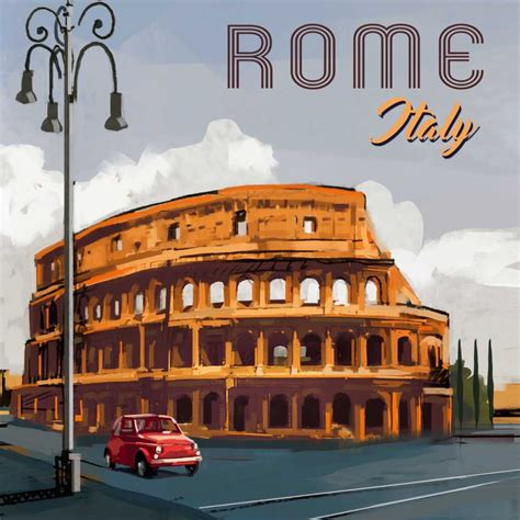 Rome Poster Print by PS Art Studios - Walmart.com