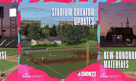 MLB The Show 23 Brings Some New Stadium Creator Updates | N4G