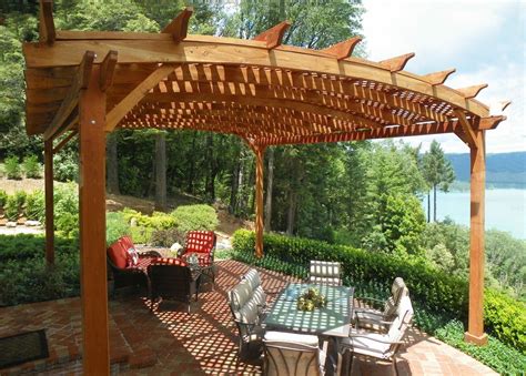 Arched Pergola. Company custom-makes, ships, self-assemble | Pergola, Pergola plans, Pergola designs