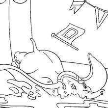 Dumbo Falls Coloring Page