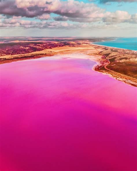 Magic pink lagoon in western australia – Artofit