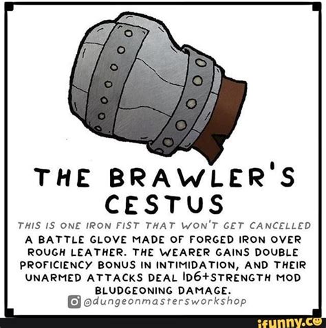 THE BRAWLER'S CESTUS THIS ONE IRON FIST THAT WON'T GET CANCELLED A ...