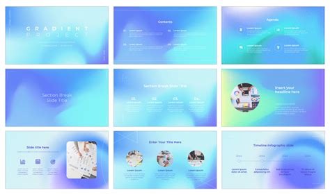 Gradient Project Free PowerPoint Template and Google Slides Theme