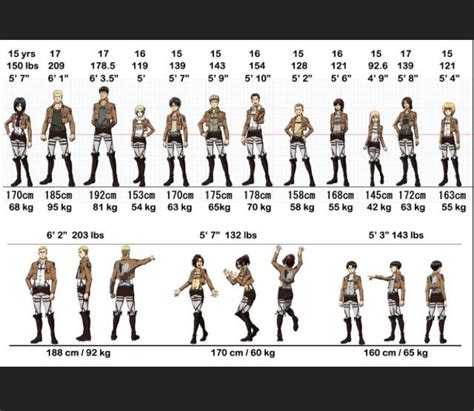 Aot Characters Height Season 4 : Attack on titan season 4, the anime ...