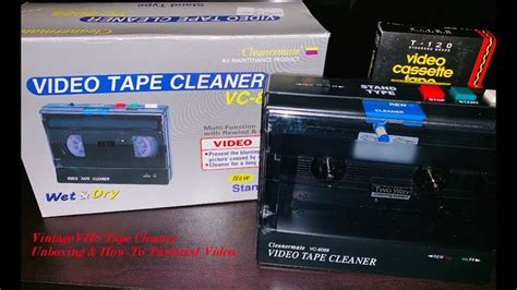 Vintage Cleanermate VHS Tape Cleaner From The 90's: Unboxing & Tutorial Video. - YouTube | Video ...