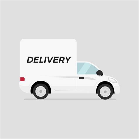 Modern Commercial Delivery Vehicle. 3589689 Vector Art at Vecteezy