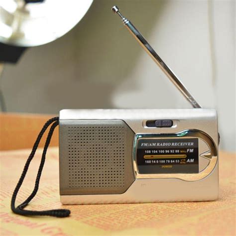 Buy Portable Radio DC 3V Mini AM/FM Telescopic Antenna Radio Pocket World Receiver Online at ...