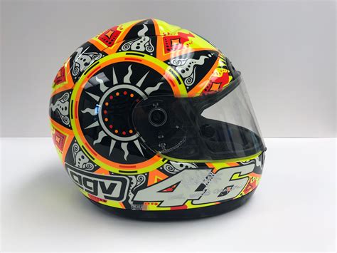 Valentino Rossi 2002 World Champion Helmet #46/46 - Autographed Collectables