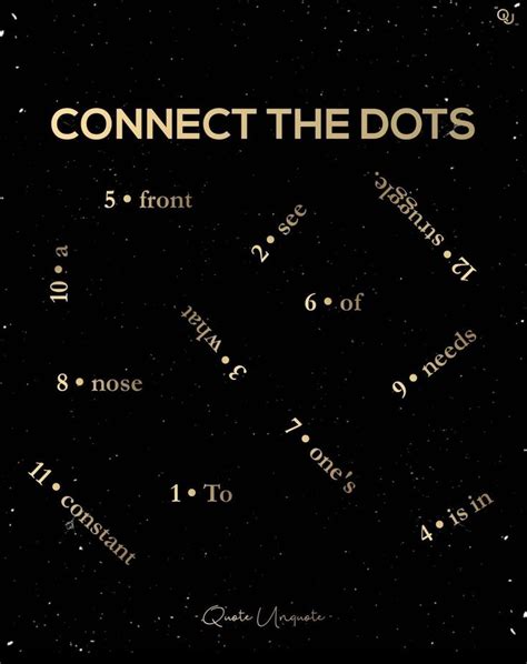 Connect the dots | Wise quotes, Connect the dots, Quotes