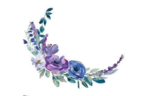 Purple Flower Tattoos, Purple Flower Bouquet, Purple Flowers Garden, Blue And Purple Flowers ...