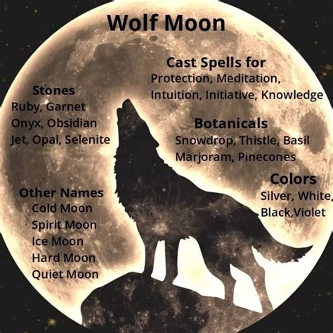 Unleashing the Spiritual Meaning of the Wolf Moon: A Guide to its ...