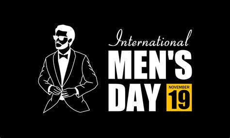 International men's day theme vector illustration 19187420 Vector Art at Vecteezy