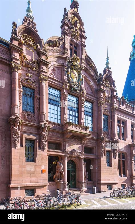 Heidelberg, University Library, main facade Stock Photo - Alamy