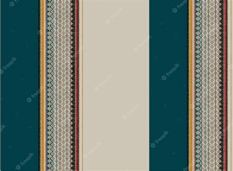 Premium Vector | Teal and white striped wallpaper with a geometric pattern.