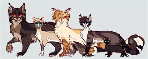 Tigerstar/Sasha family by Songsteps-Designs on DeviantArt