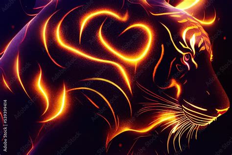 3d Fire Tiger Wallpaper