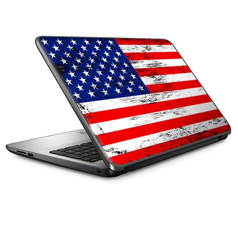 Universal Laptop Skins wrap for 15" - american flag distressed | eBay