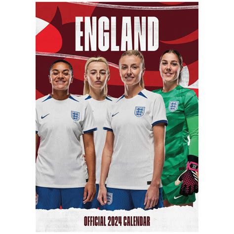 England Lionesses A3 Calendar 2024 | Taylors Merchandise