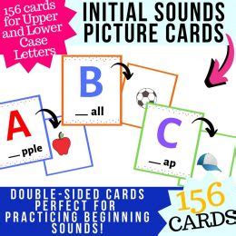 FREE Beginning Sounds Flashcards | Free Homeschool Deals