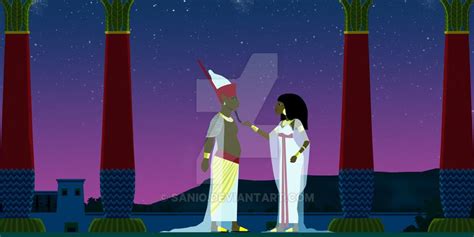 Akhenaten and Kiya by Sanio on DeviantArt | African history, Ancient egypt art, Ancient egyptian art