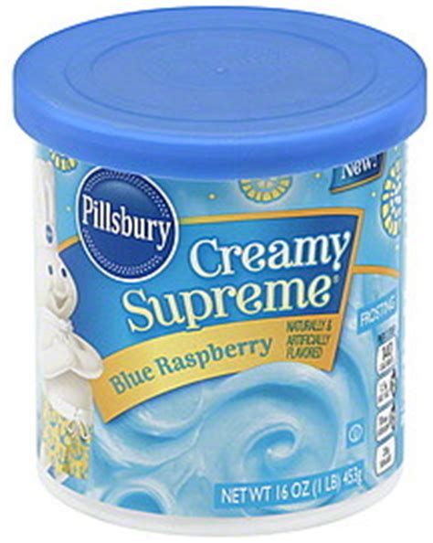 Pillsbury Frosting Blue Raspberry 16.0 oz Nutrition Information | ShopWell