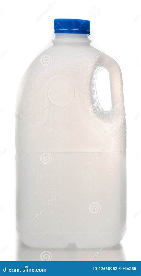 1 Liter Milk Bottle or Plastic Container Stock Photo - Image of healthy, eating: 42668952