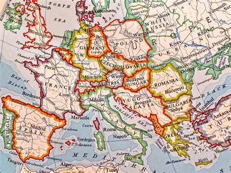 Harta Rutiera Romania si Europa - Harta-Europei.com