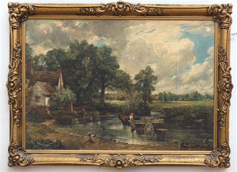 Sold Price: JOHN CONSTABLE The Hay Wain reproduction print - December 4, 0120 11:00 AM AEDT