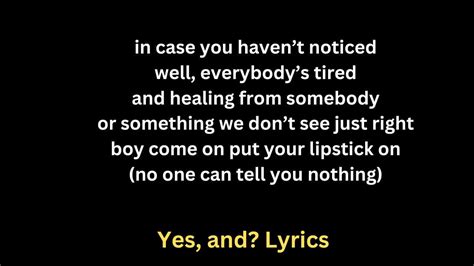 Yes, and? Lyrics Ariana Grande's New Amazing Song 2024