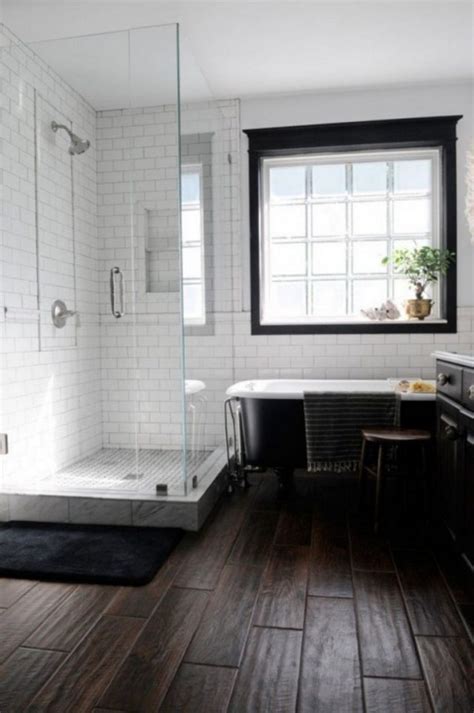 45+ BEST STYLISH WHITE SUBWAY TILE BATHROOM IDEAS FOR YOUR REFERENCE - Page 24 of 47