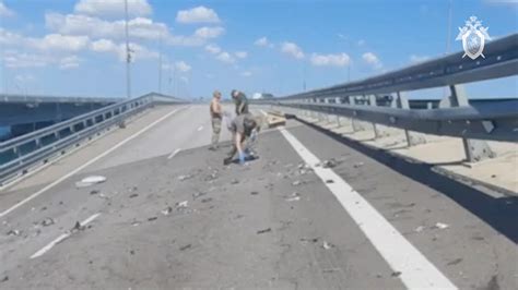 Russian foreign ministry blames Ukraine for Crimea bridge "attack"