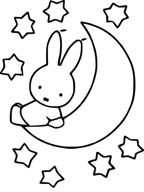 Miffy coloring pages