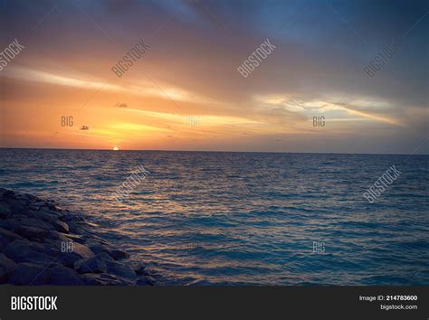 Sunset Maldives. Image & Photo (Free Trial) | Bigstock