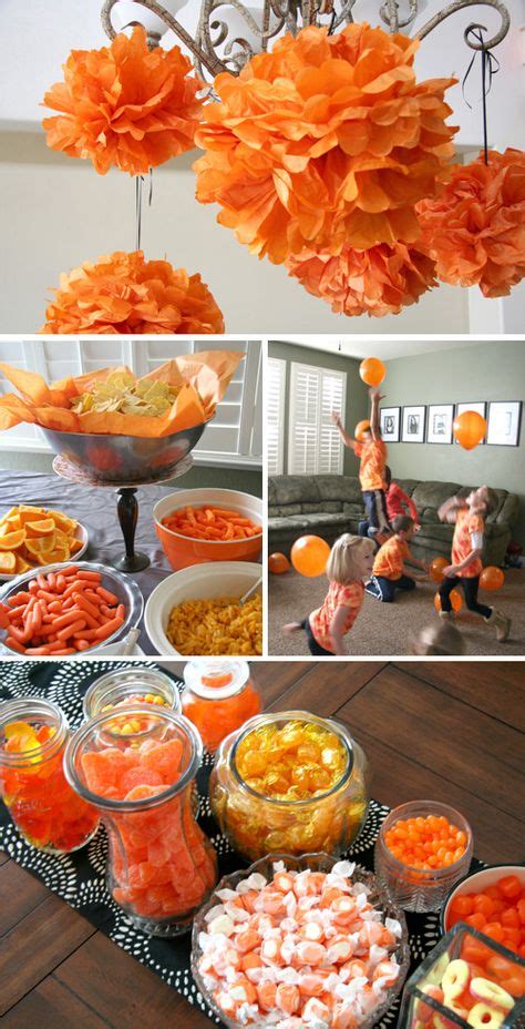 51 Orange Themed Party ideas | orange party, orange, party