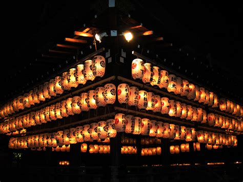 Yasaka Shrine, Kyoto, Japanese Lanterns at Night - a photo on Flickriver