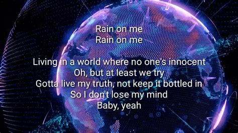 Rain on me lyrics-lady Gaga - YouTube